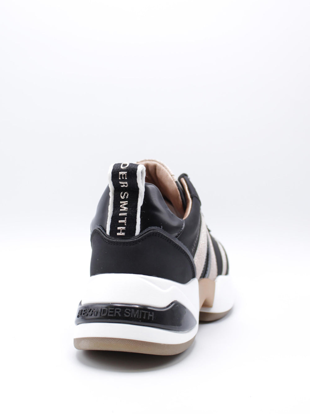 A. SMITH D Sneakers marble woman black copper
