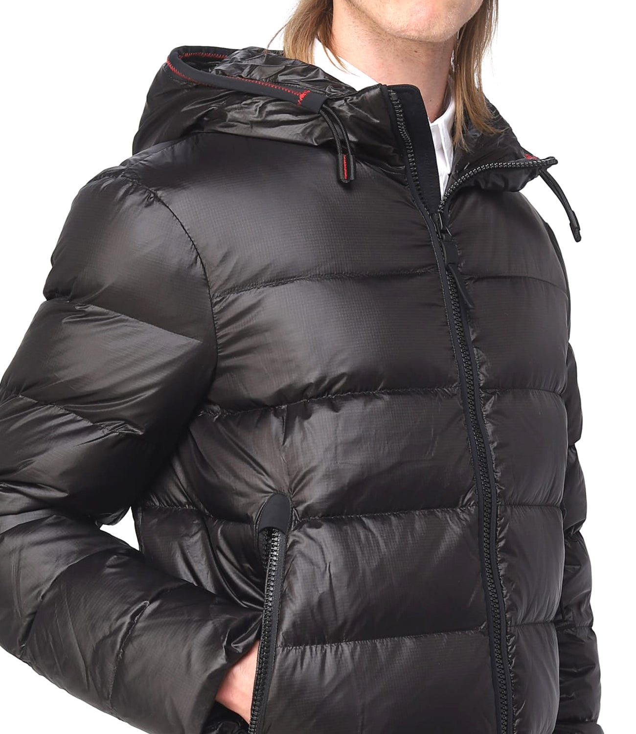 PEUTEREY Piumino con cappuccio lucido Honova nr 02 PEU483001181864