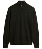 Maglione collo alto mezza zip essential
