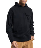 Felpa patch con cappuccio