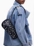 Borsa rebel Alsacia con borchie