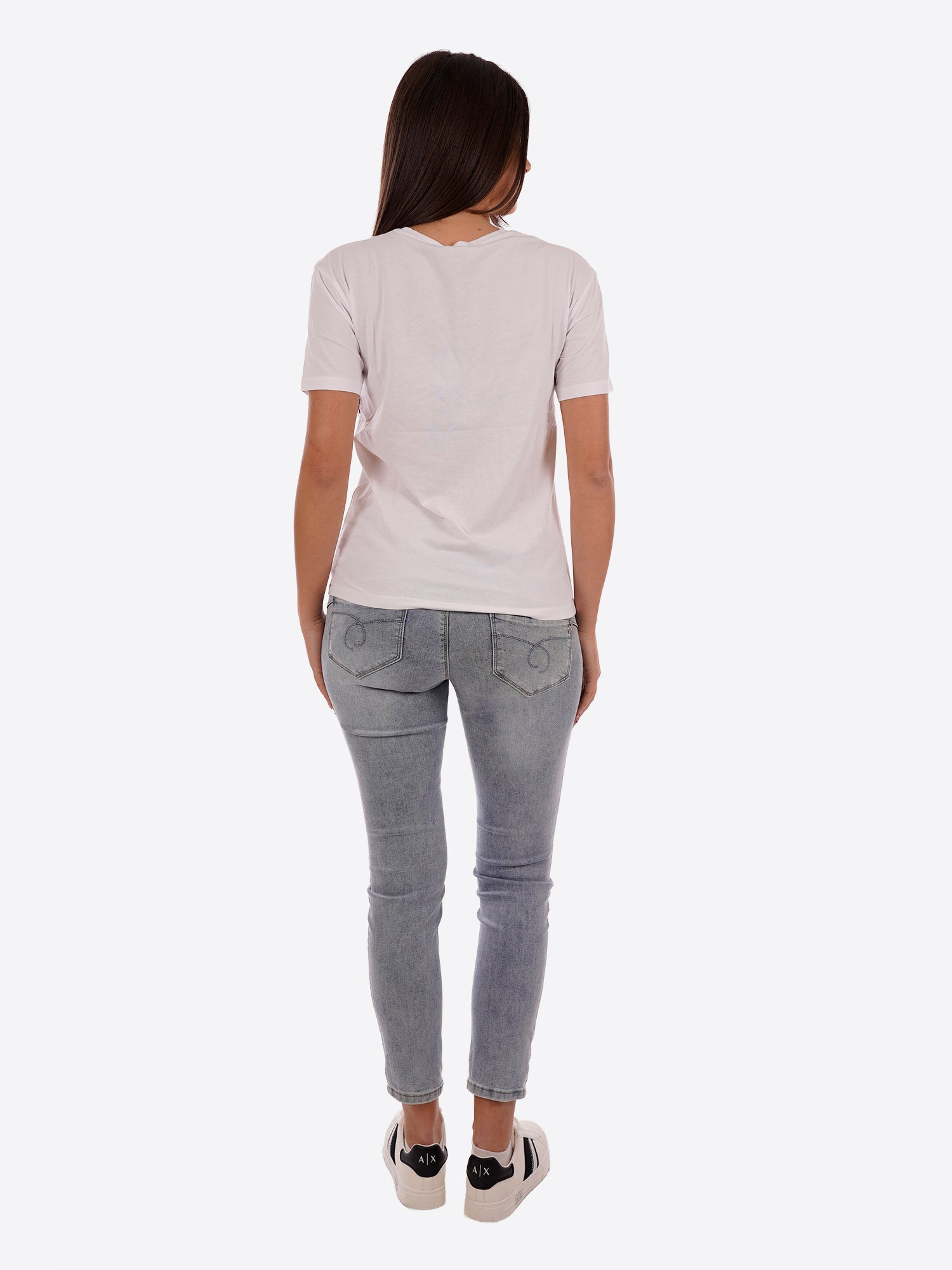 YES-ZEE T-shirt con stampa astratta T258-T900 | Vestilamoda