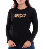 AX ARMANI D T-shirt manica lunga con logo