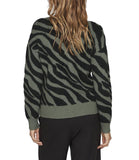 VILA Pullover animalier bicolore