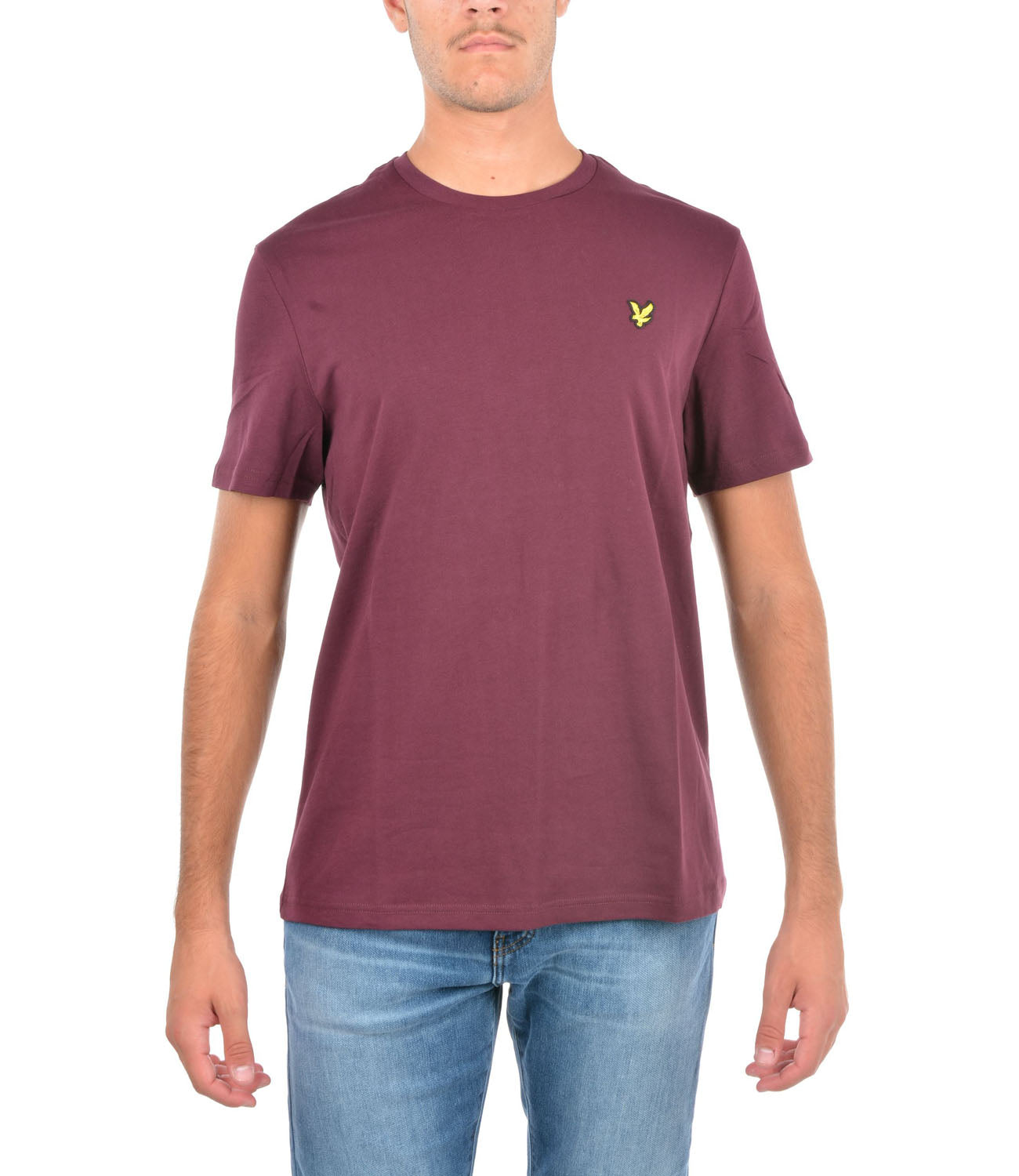 LYLE & SCOTT U T-shirt basic con logo Plain
