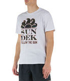 SUNDEK U T-shirt con logo Follow the sun