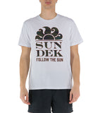 SUNDEK U T-shirt con logo Follow the sun