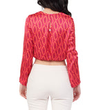 YES-ZEE D Blusa a fantasia cropped