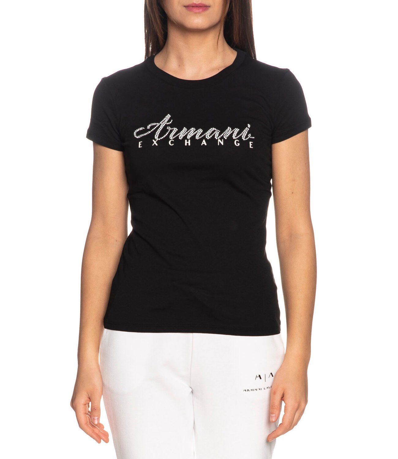 AX ARMANI D T-shirt con maxi logo